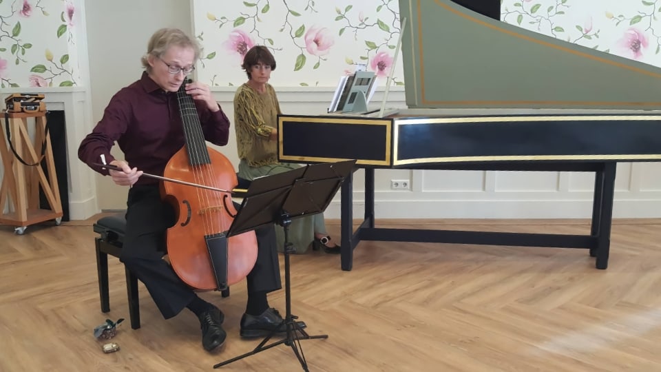 Frank Wakelkamp, viola da gamba en Ursula Dütschler, klavecimbel